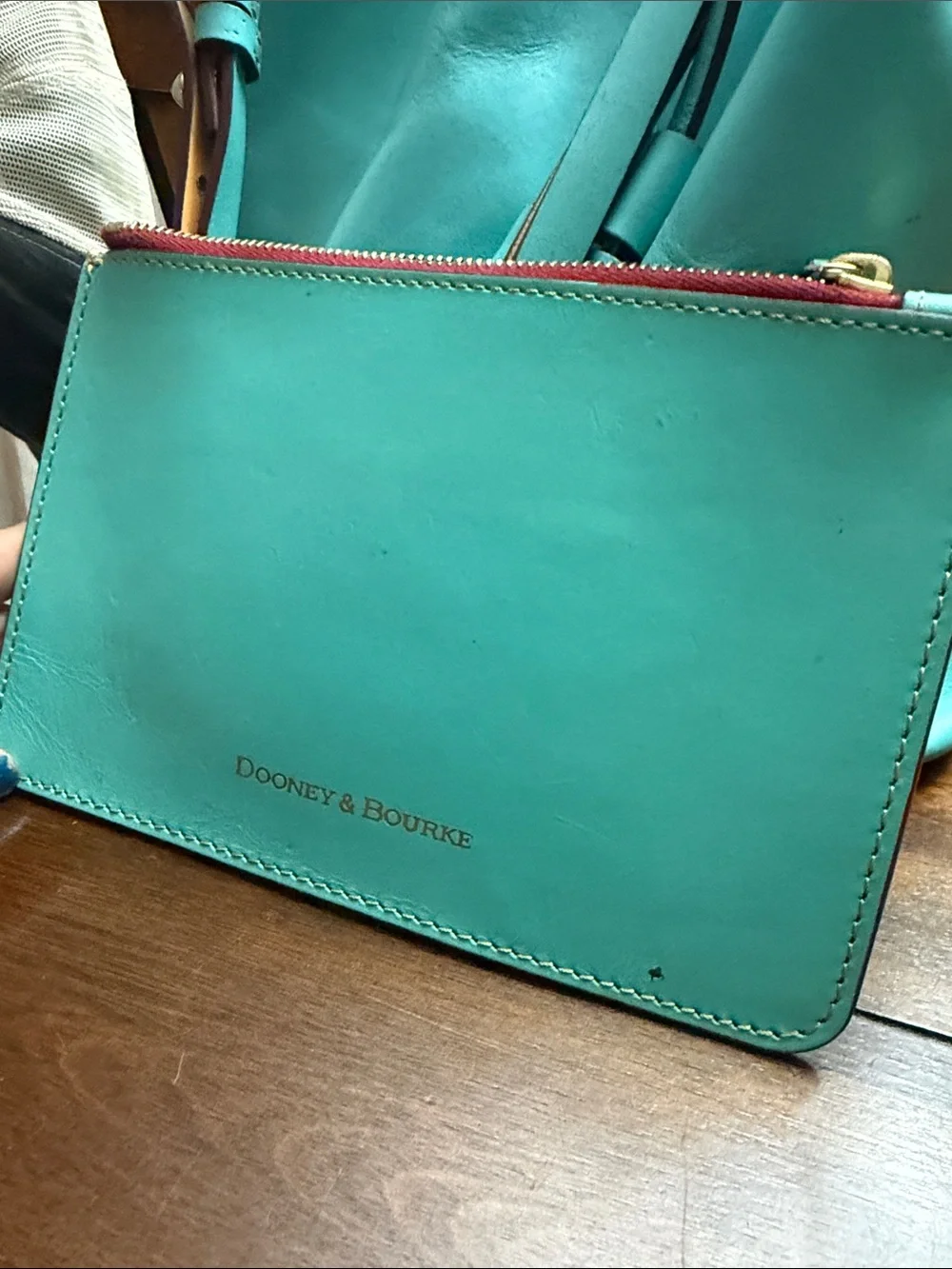 Dooney & Bourke turquoise leather
